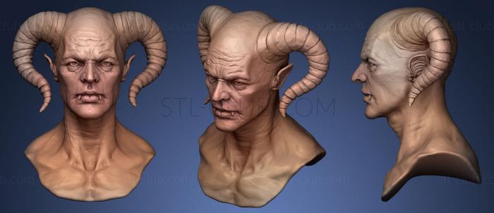 3D модель Голова демона (STL)